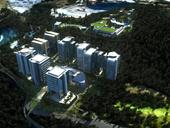 Mountain office park animation