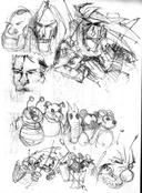 Characters study... Nothing right yet, though