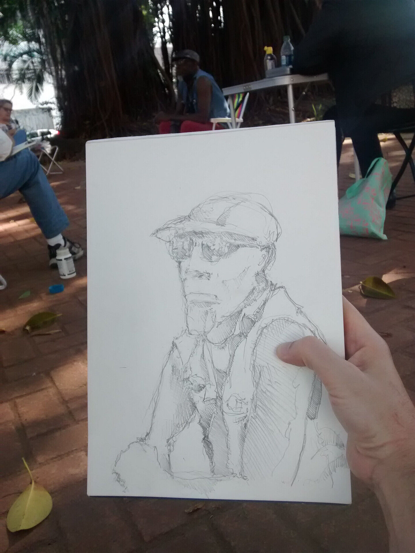 Watercolor drawing of the college