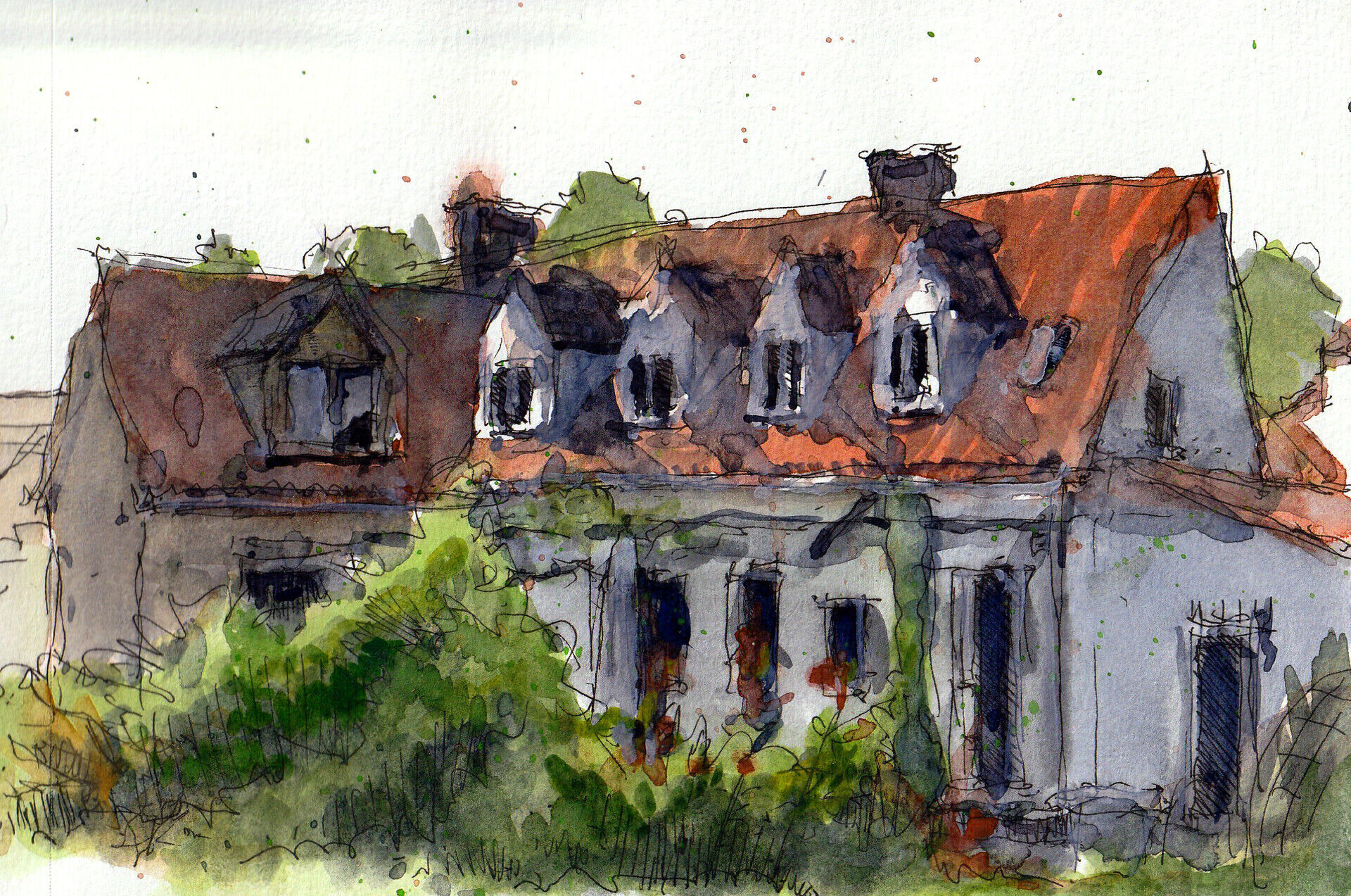 Sketch of a house